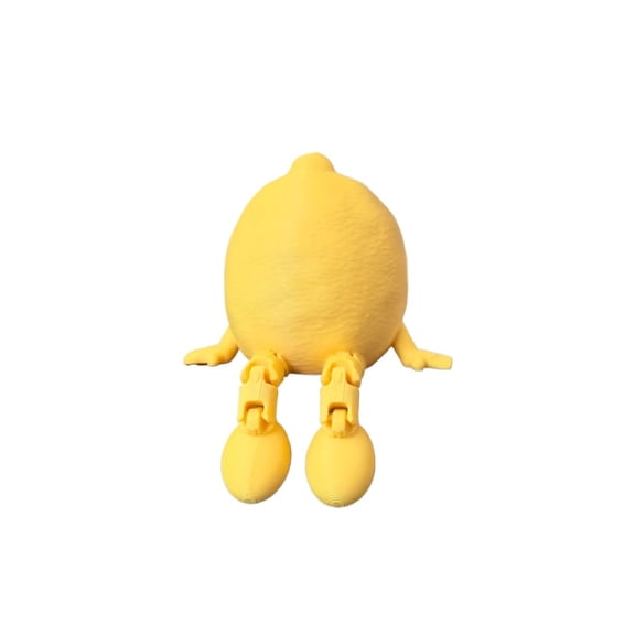 1PC Cartoon Lemon Joints Movable Figure Desktop Assistant 3D Printing