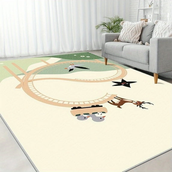 5.3'x7.5' carpet for bedroom indoor outdoor carpet roll area rug non slip corner rug grippers for area rugs western area rug