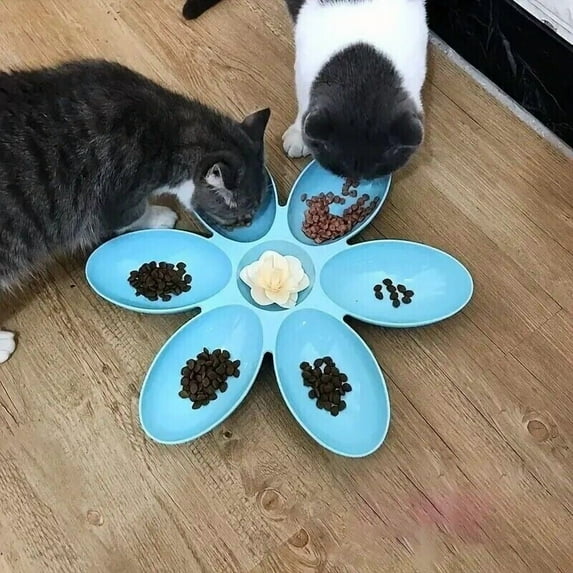 1PC Cat Bowl, Multi Petals Food Bowls, Special Bowls For Kittens And Cats, Feeding Cat Supplies