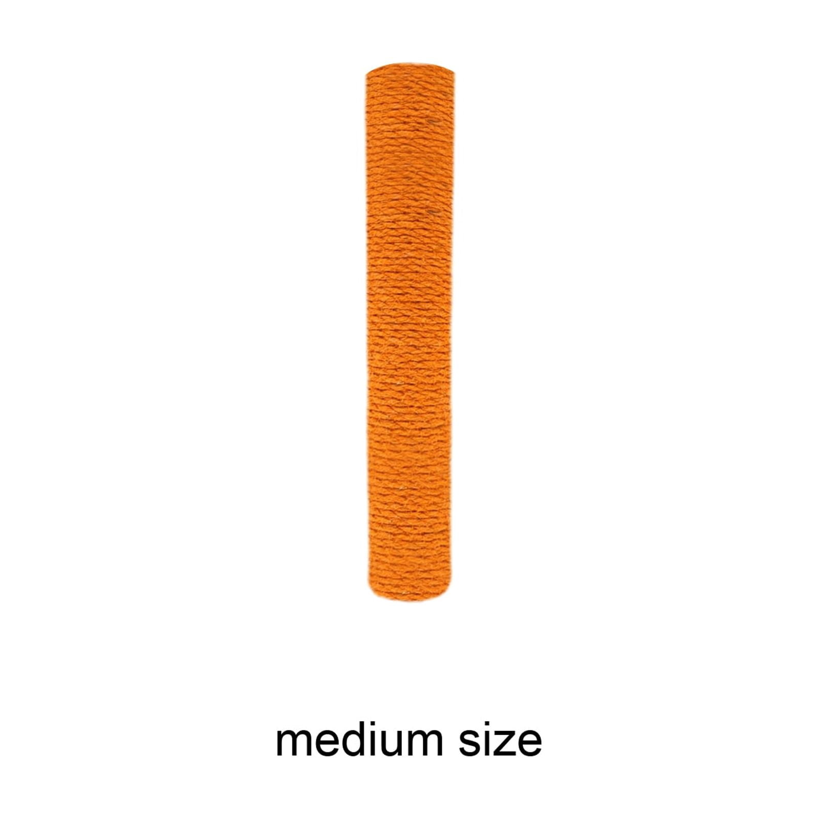 1PC Cat Scratching Post Replacement, 12 Inch Long 75 Inch Thick Orange Colored Hemp Rope, Cat Scratcher for Cage/Climbing Frame, Cat Toy for Scratching & Grooming, Cat Supplies for Indoor Cats