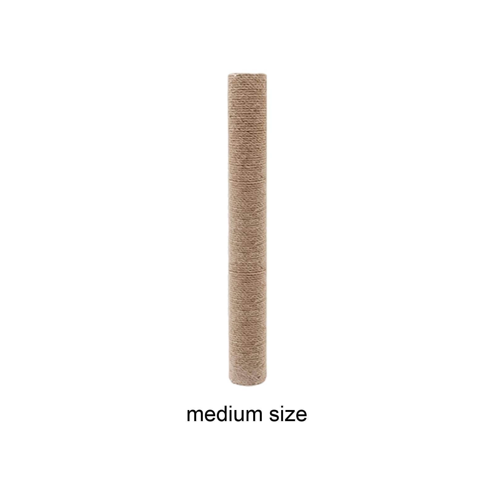 1PC Cat Scratching Post Replacement, 19.7 Inch Long 8 Inch Diameter Jute Cat Scratcher, Durable Natural Jute Cat Climbing Pole for Cat Cage Cat Tree, Cat Toy for Scratching and Grooming