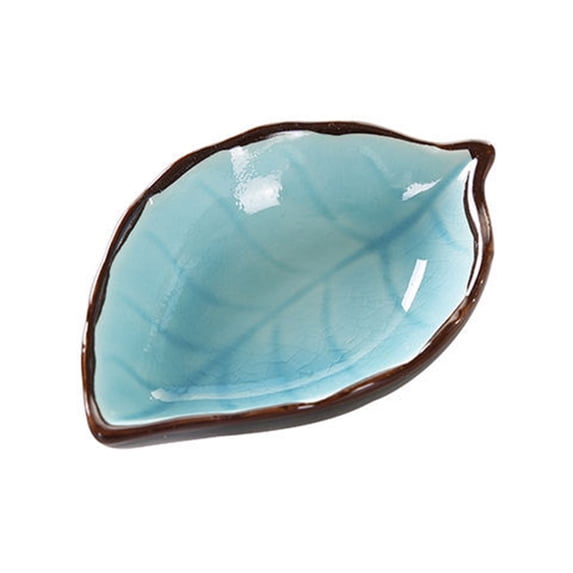 1PC Ceramic Dipping Dish For Condiments Ketchup Soy Serving Plate