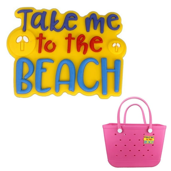 1PC Charms for Beach Bag Beach Tote Bag Rubber Beach Bag, Summer Decoration Charms for Girls Women Bag Handbag Accessories