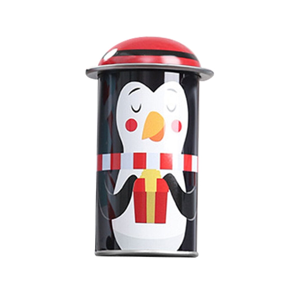 1PC Christmas Decorations Christmas Candy Cans Tinplate Candy Boxes