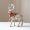 thumbnail image 1 of 1PC Christmas Reindeer Ornaments, Christmas Decorations Indoor Outdoor, Plastic Deer Figurines for Tabletop, Mantel, Shelf & Christmas Display – Christmas Gifts for Home Decor Lovers (B), 1 of 7