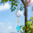 Xubond Christmas decoration Crystal SunCatcher Moon Star Gather Light