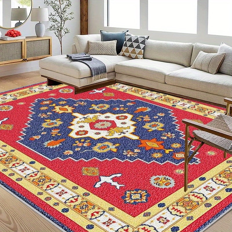 Local Rug 1PC Striped Area Rug Local Rug, Lightweight Washable Easy-to-Care ...