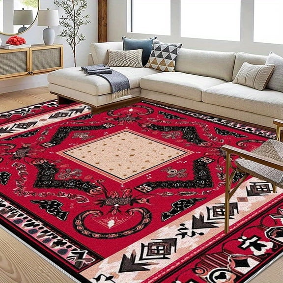 6.5'x10' rug for stairs western carpet outdoor washable rug playroom area rug southwest runner rug