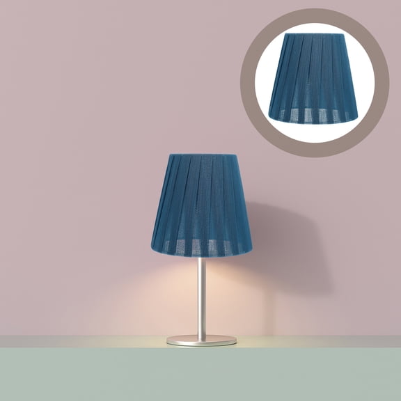 1PC Cloth Art Nordic Lampshade Clip-bubble Lamp Cover Chic Yarn Strip Lampshade