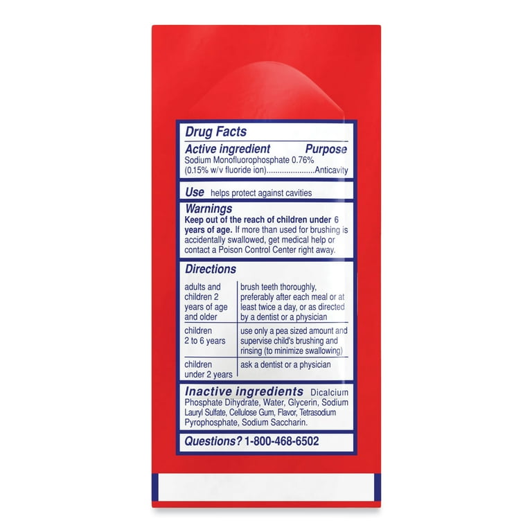 Cavity Protection Toothpaste, Regular Flavor, 0.15 oz Sachet, 1,000/Carton Cavity Protection Toothpaste, Regular Flavor, 0.15 oz Sachet, 1,000/Carton