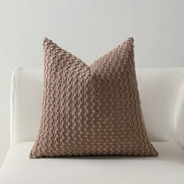 1PC Corduroy Decorative Throw Pillow Covers 18x18 Inch Soft Boho Striped Pillow Covers Modern Farmhouse Home Decor for Sofa Living Room Couch Bed