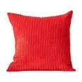thumbnail image 1 of 1PC Corduroy Lumbar Throw Pillow Covers 18x18 Inch, Soft Striped Texture with Hidden Zipper,Decorative Pillow Cases for Sofa Couch Bedroom, 1 of 4