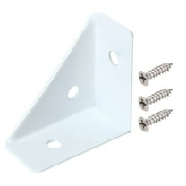 1PC Corner Brace Brackets, Corner Braces for Wood, Metal Corner Brackets, Triangle Shelf Bracket, Angle Bracket, Corner Desk Connector for Bed, Table, Cabinet