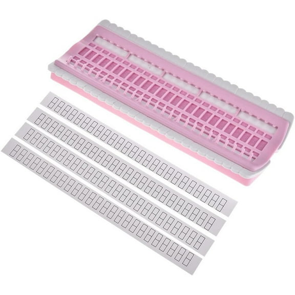 Cross Stitch Thread Organizer with 50 Holes Mini Needle Holder for Sewing Made of Plastic Pink