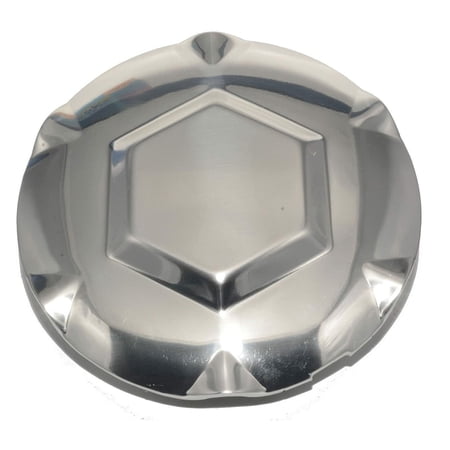 1PC Custom 7 3/8 Inch Blank Polished Finish Rim Hub Wheel Center Cap Fits for 2002-2007 GMC Envoy XL XUV Car with 17" Aluminum Wheels 9593396