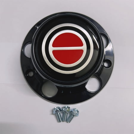 1PC Custom Black Red 180mm Fit for F150 Bronco Van 1980-1996 Car Truck Custom Rim Wheel Hub Center Cap Cover Hubcap 201782RD