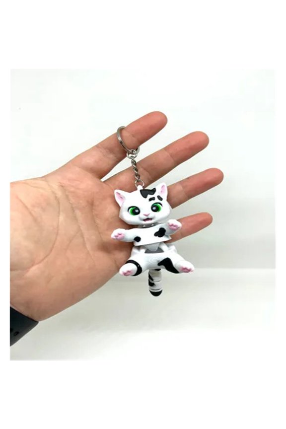 1PC Cute Cat-Keychain 3D Printing