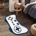 thumbnail image 1 of 1PC Cute Gaming Rug Cartoon Game Console Game Controller Floor Mats Non Extra Soft Absorbent Rugs Machine Washable Mat Game Room Carpet Shower Mat Indoor Door Mat 23.7*15.6in, 1 of 6