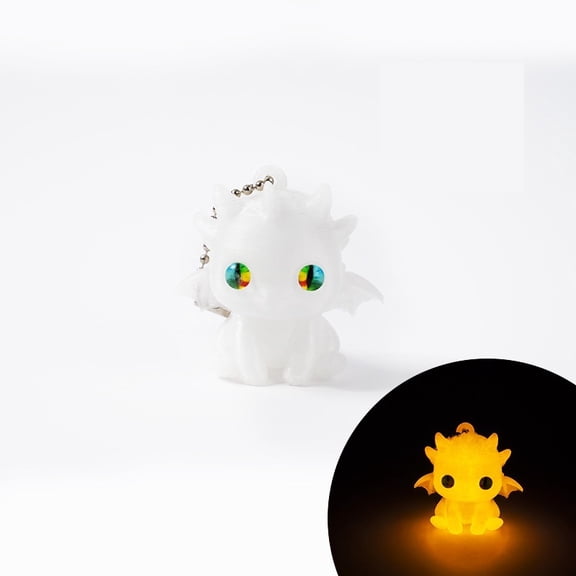 1PC Cute Little Dragon (Luminous Orange)5CM 3D printed dragon figurine/decorative piece