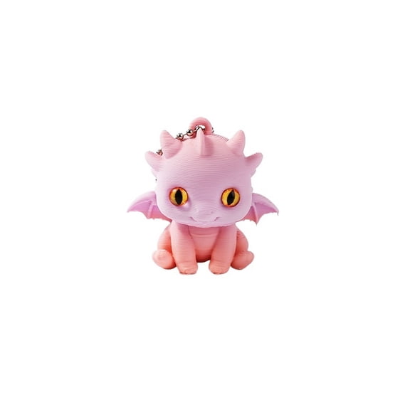 1PC Cute Little Dragon (Matte Pink) 5CM 3D printed dragon figurine/decorative piece