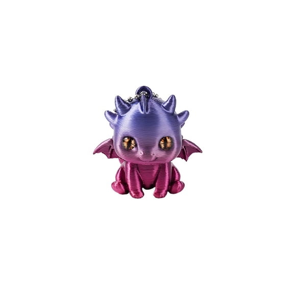 1PC Cute Little Dragon (Rainbow Waltz) 5CM 3D printed dragon figurine/decorative piece