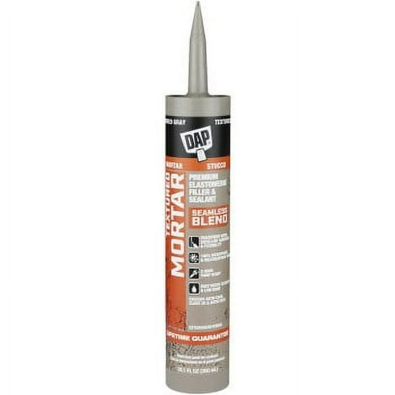 1PC DAP DAP 10082 Textured Gray Mortar Caulk (Set of 12)