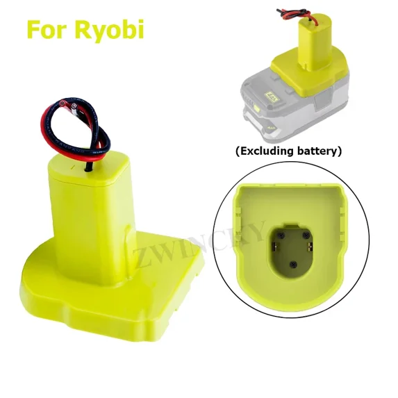 1PC DIY Adapter Converter Base Shell For Makita/Bosch/Milwaukee/Dewalt/Black&Decker/Ryobi 18V Lithium Battery Cable Connector