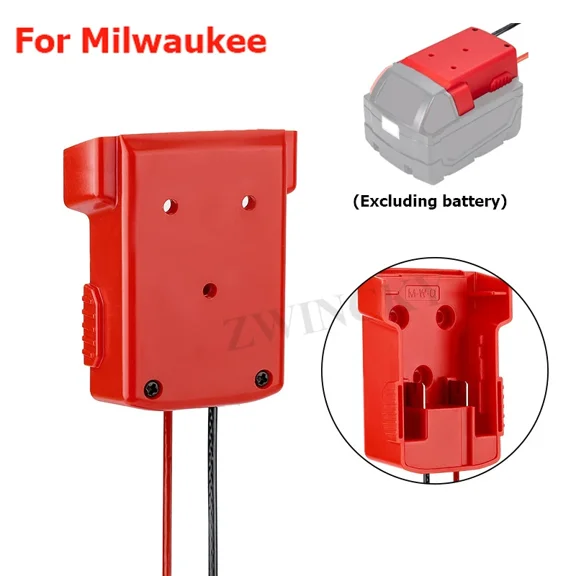 1PC DIY Adapter Converter Base Shell For Makita/Bosch/Milwaukee/Dewalt/Black&Decker/Ryobi 18V Lithium Battery Cable Connector