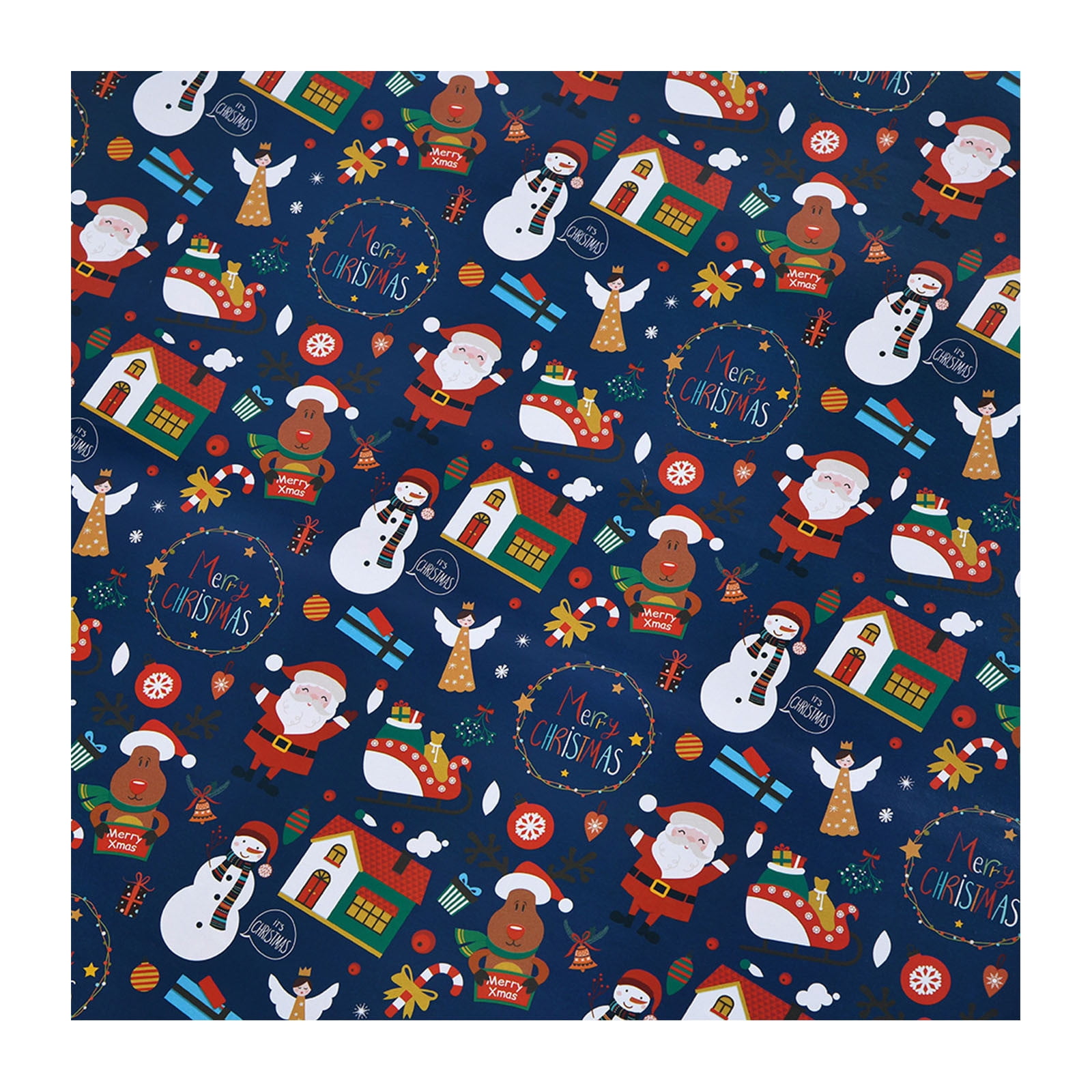 1PC DIY Men's Women's Children's Christmas Wrapping Paper Holiday