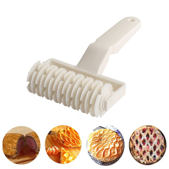 1PC DIY Pastry Lattice Roller Cutter, Lattice Roller Baking Cutting Tool for Dought Cookie Pie Pizza Bread Beef Wellington Pastry Crust, Home Time-Saver Dough