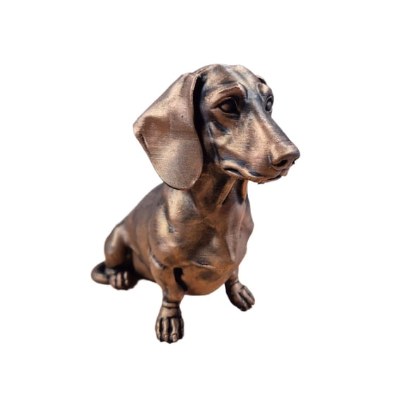 1PC Dachshund-3D Dog Statue Decoration 3D Printing