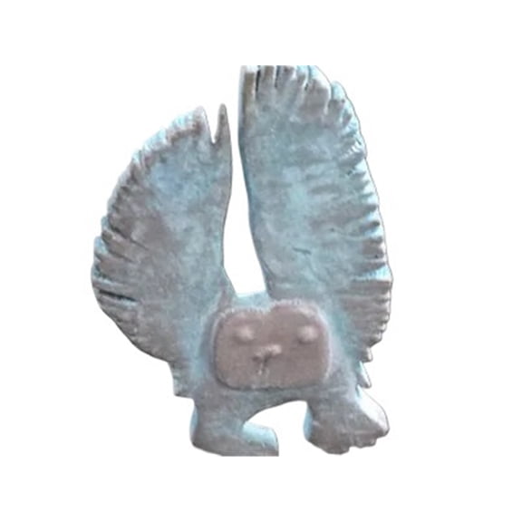 1PC Dancing Owl Statue 3D Printing