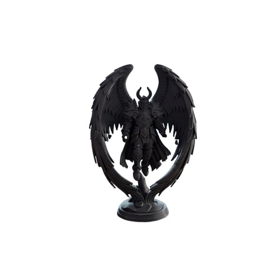 1PC Dark Angel Knight Statue 3D Printing