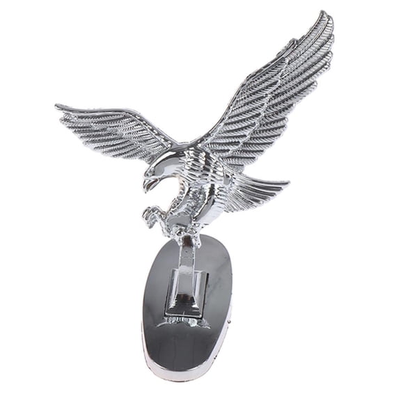 1PC Decoration Car Bonnet Front Hood Eagle Ornament Badge Auto Front Car Emblem Modification Eagle Accessories 3D Cover