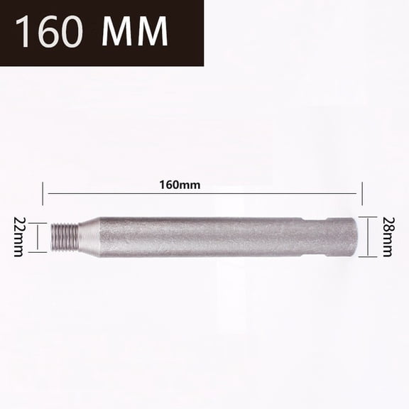 1PC Diamond Core Bit Extension For M22 Thread Extension Rod For Diamond Drill 160mm