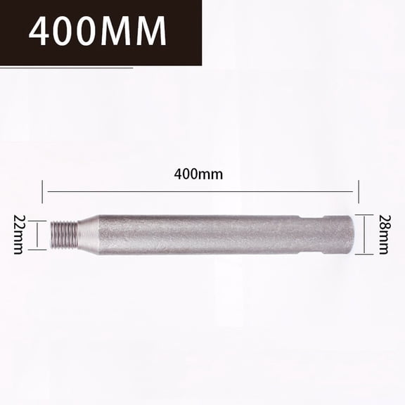 1PC Diamond Core Bit Extension For M22 Thread Extension Rod For Diamond Drill 400mm