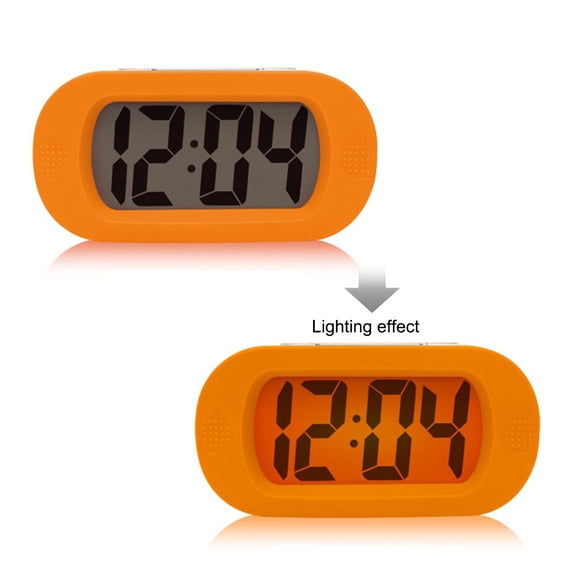 1PC Digital Alarm Clock Travel Clock with Snooze and Nightlight Alarm Clocks
