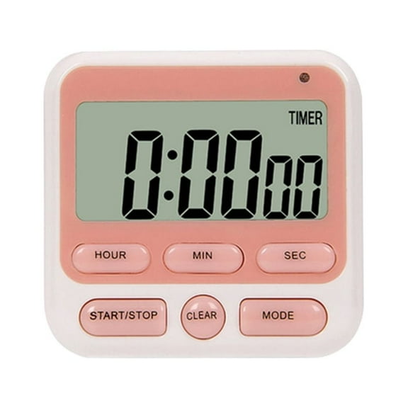 1PC Digital Kitchen Timer Clock Kitchen Timer with Large LCD Display, Simultaneous Countdown Pocket Timer