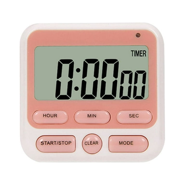 Qumox Large LCD Digital Kitchen Timer Countdown Up Alarm Clock 24 Hours Magnetic HX106