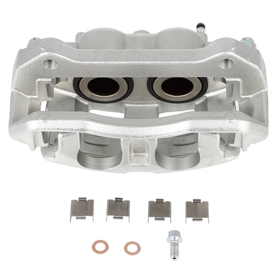 1PC Disc Brake Caliper Assembly Installation Position - Front Driver Side Disc Brake Calipers (w/Bracket) 2 Pistons 2012-2014 for Ford F-150 6.2L 2012-2016 for Ford F-150 3.5L