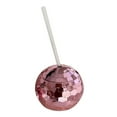thumbnail image 1 of 1PC Disco Ball Cup with Straw Kitchen Cups Beverage Cups For Outdoor Picnic, 1 of 3