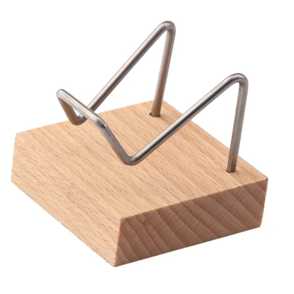 1PC Display Stand Beech Base Metal Arm for Collectibles Crystal Cluster Crafts Holder Support