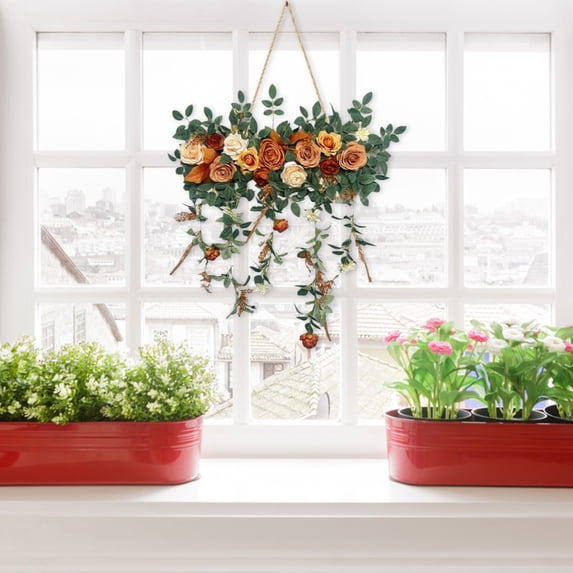 1PC Door Header Wall Flower Household Items Household Items For Shelf Accent (Color6)