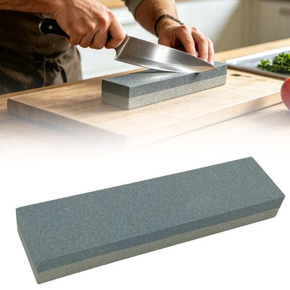 1PC Double-Sided Sharpening Stone, Manual Blade Sharpener, Grinding Tool for Kitchen Knives, Scissors & Daily Tool Maintenance