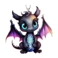 thumbnail image 1 of 1PC Dragon Acrylic Hanging Ornament Acrylic Christmas Ornament Seasonal Hanging For Seasonal Display (Color8), 1 of 8