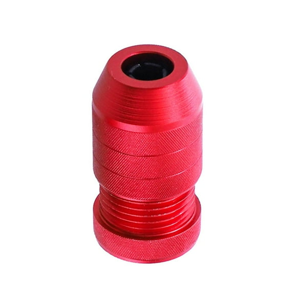 1PC Drill Bit Stop Collar Drill Depth Stop for Drill Bits Aluminum Drill Stop for Woodworking Hand Tools Red