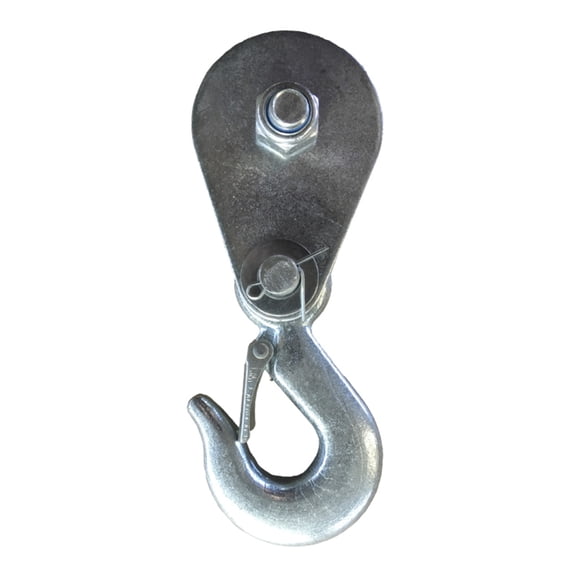 1PC Durable Electric Winch Hook Hoist Block Wire Rope Lifting Pulley Block Towing Wheel with Hook for Winch