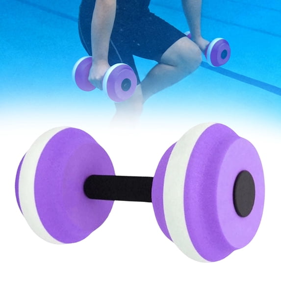 Runkheen Portable EVA Foam Floating Aquatic Fitness Water Dumbbells, 1 Count