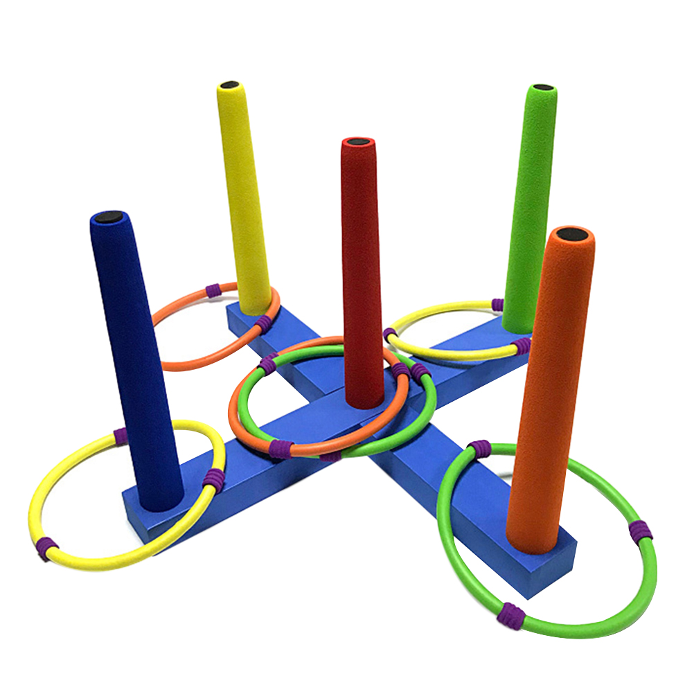 1PC EVA Throwing Ring Toy Funny Ring Toss Game Toy Colorful Throwing