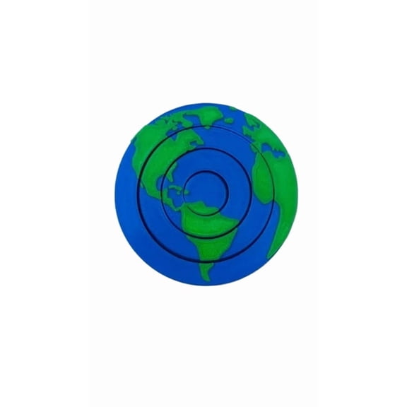 1PC Earth Unzip Puzzle 3D Printing